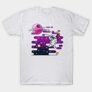 Astronaut Exploring New Worlds Space Travel T-Shirt